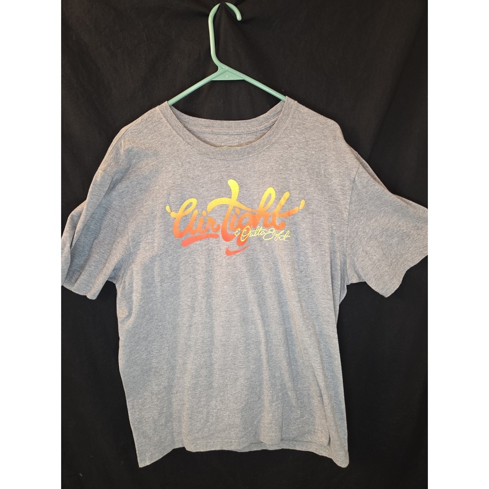 Nike Air T-Shirt Men XL Gray "air‎ tight" Activewear Athletic Swoosh Stich Logo